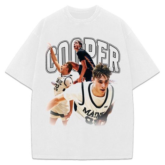 Cooper Flagg Coop Vintage Style Basketball 90's Graphic Design T-Shirt