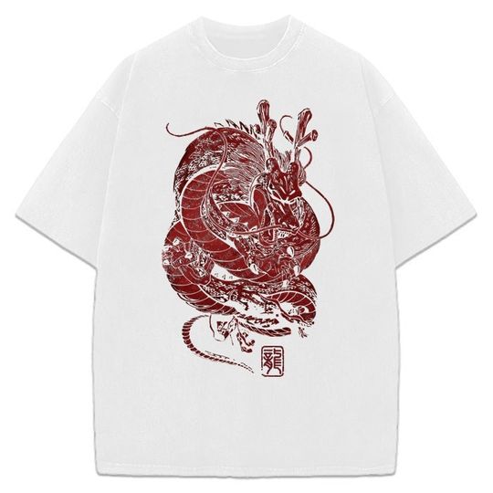 Year Of The Dragon  T-Shirt Shenron DBZ 2024 Lunar New Year Celebration Graphic Tee