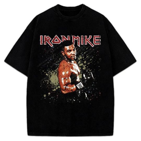 Iron Mike Tyson Old School Vintage Rock Band Retro Style Custom Graphic T-Shirt