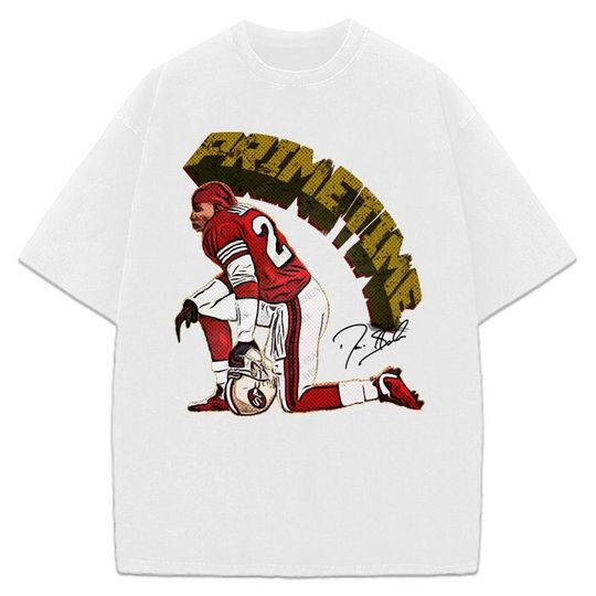 Deion Sanders 49ers San Francisco Prime Time Coach Prime Vintage Graphic T Shirt