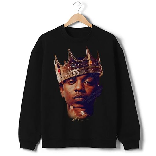Kendrick Lamar Sweatshirt King Kendrick Big 3 Just Big Me KDOT J Cole Drake Graphic Crewneck Sweater