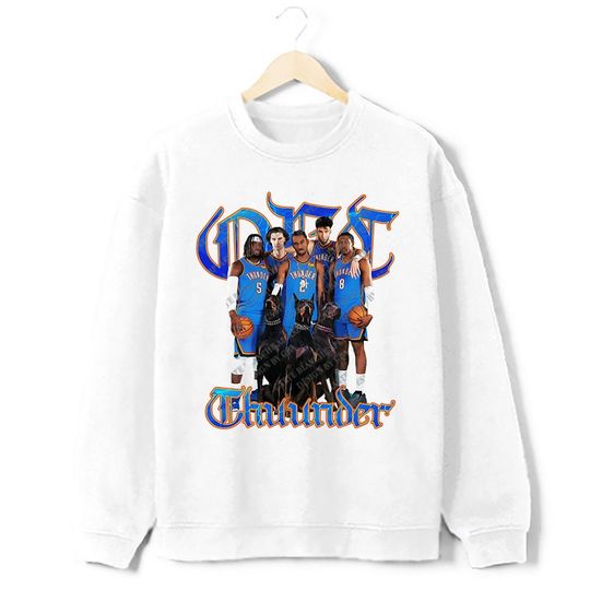 OKC The Dogs SGA Shai Gilgeous-Alexander Thunder Custom Design Graphic Sweatshirt
