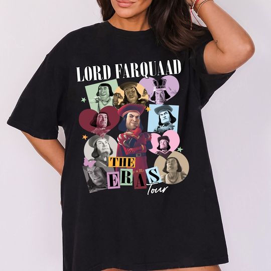 Lord Farquaad Eras Tour shirt, Lord Farquaad Shirt, Shrek The Er as Tour Funny Shirt, Disney Shrek and Fiona Shirt, Shrek Meme