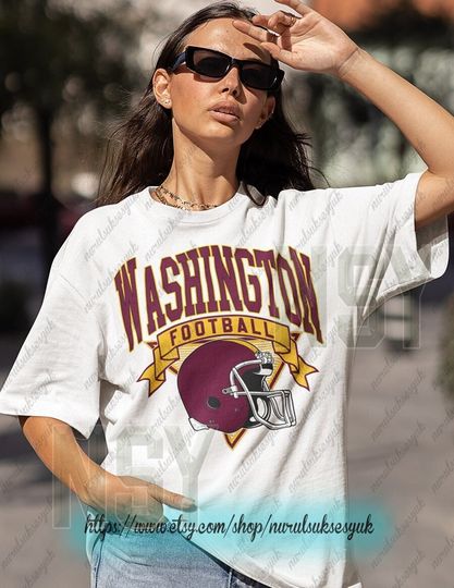 washington Football T Shirt, Vintage Style washington Football T shirt, Football T shirts, washington T Shirts  TS14