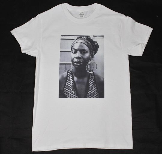 Nina Simone White T-shirt sizes available S-3XL