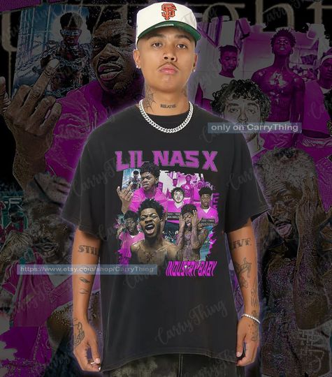 Lil Nas X poster merch tee shirt, Shirt For Man Woman, Best Gift, Funny Tee, Fan Gift