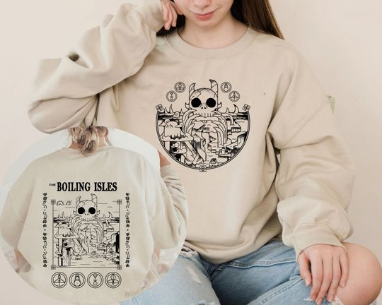 Boiling Isles The Owl House, The Owl House Disney, The Owl House Double Sided Sweatshirt