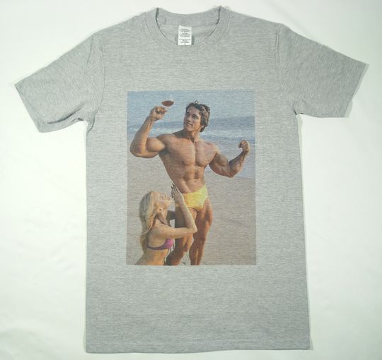 Arnold Schwarzenegger Grey T-shirt sizes available S-3XL
