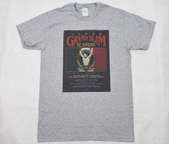 Julio Cesar Chavez Vs Frankie Randall fight poster Grey T-shirt sizes available S-3XL