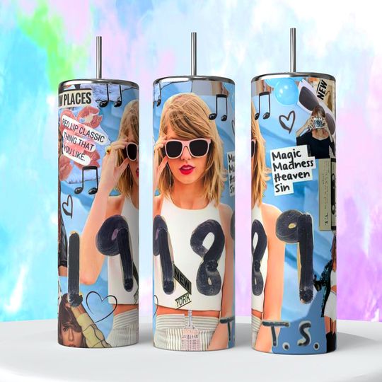 1989 Taylor swiftieee cup 20oz tumbler with lid and straw taylor version cup