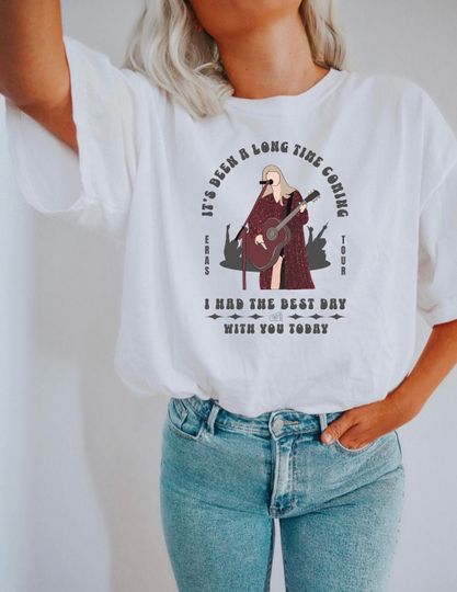 Its Been A Long Time Coming Shirt, I Had The Best Day With You Shirt, Eras T-shirt, Lover Shirt, Miss Americana, Comfort Colors