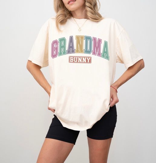 Grandma Bunny Shirt, Grandma Shirt, Grammy Easter T-Shirt,G-ma Bunny, Grandparent Easter Shirt, Bunny Shirt, Announcement