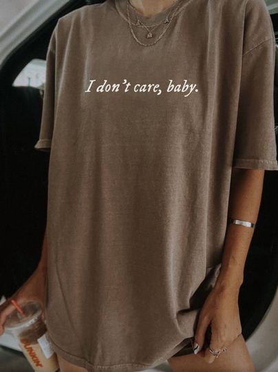 I Dont Care Baby Shirt, Interlude T-Shirt, Healed Version, Yeah Sure Okay, I Dont know Baby, Kelsea Shirt, Comfort Colors Graphic Tee