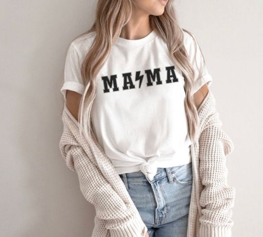 Mama Short Sleeve Tee, Motherhood Shirt, Mom Tee, Gift For Mom, Mothers Day Gift, Trendy