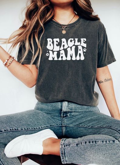 Beagle Mama Shirt, Beagle Shirt, Beagle Gift, Dog Lover Gift, Dog Mom Shirt, Dog Mama Tees, Comfort Colors