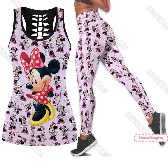 Mouse Tank Top, Mouse Girls Leggings, Mouse Workout Tank, Yoga Leggings, Womens Tank Top, Yoga Pants