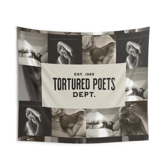 Tortured Poets Department Tapestry | Taylor Tapestry | TTPD Merch | taylor version |