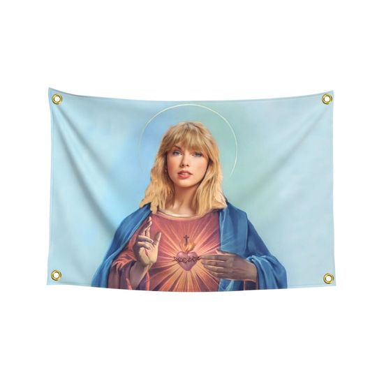 Taylor Flag Funny Jesus Quirky Tapestry,  Feet Bedroom Decoration