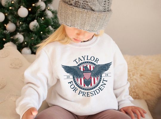 Taylor For President Youth Shirt, United States Taylors Version, Election Year Sweatshirt, Election Era Shirt, Election Year Kids Crewneck