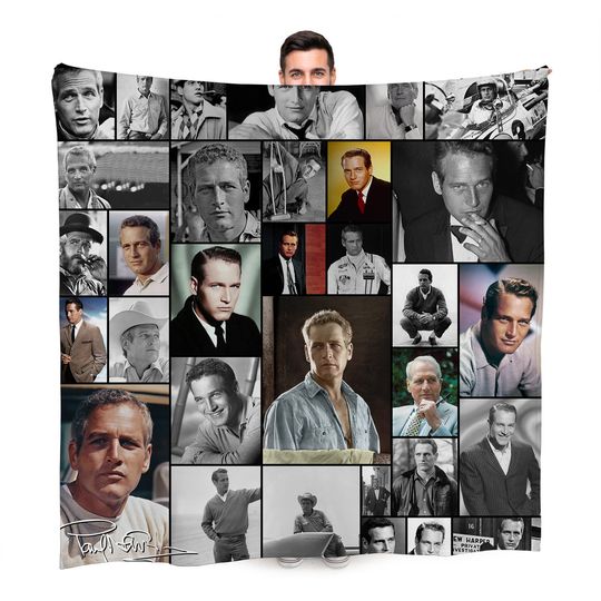 Paul Newman Montage Fleece Blanket