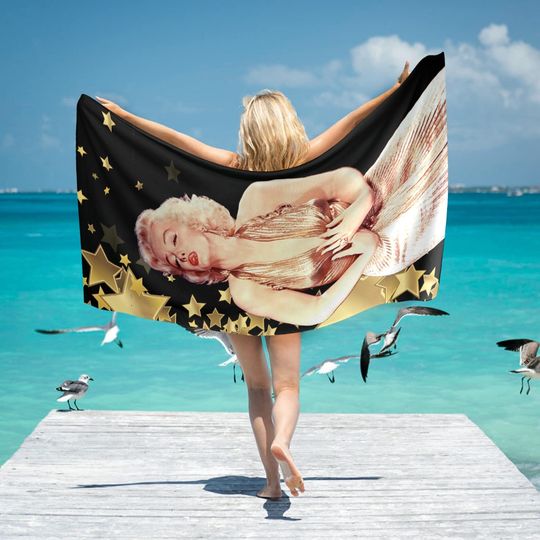 Marilyn Monroe Beach Towel, Marilyn Monroe Merch