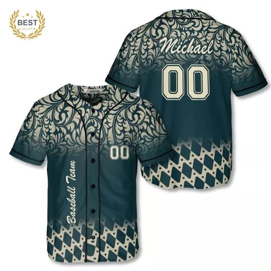 Personalized Baseball Athlete 3D All Over Print Baseball Jersey Shirt