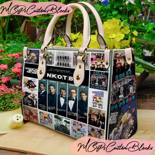 NK on The Block Leather Bag, NKOT Block Shoulder Bag, Crossbody Bag, Shopping Bag, Top Handle Bag