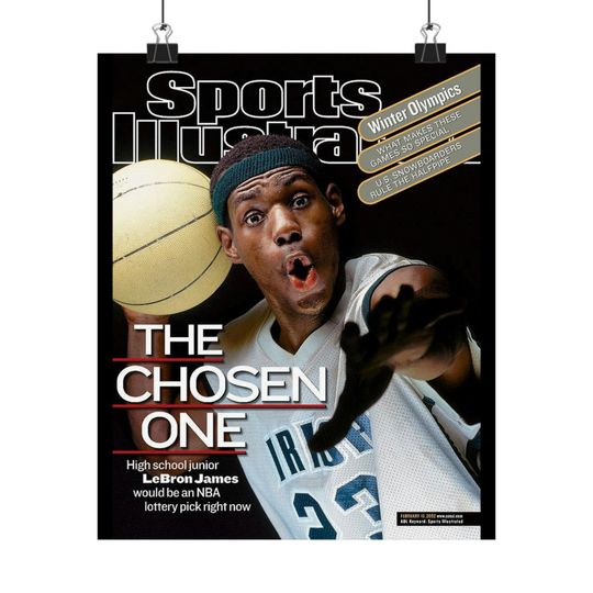 LeBron James Sports Illustrated NBA Poster