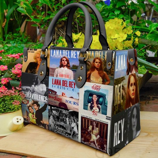Lana Del Rey Leather Bag Handbag, Music Women Handbag , Lana Del Rey Women Purses