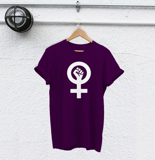 Feminist Fist, feminism shirt, female fist logo shirt, feminism