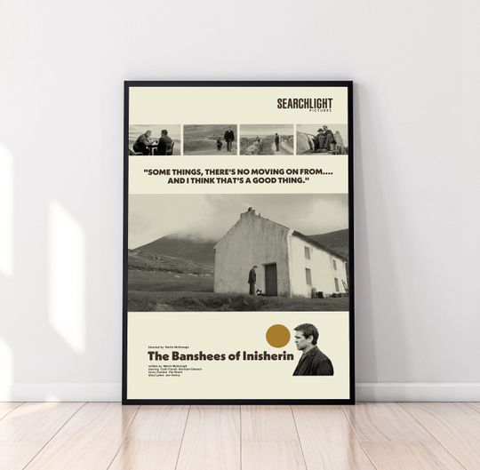 The Banshees of Inisherin Poster, Martin McDonagh, Movie Poster, Minimalist Art, Vintage Poster, Modern Art