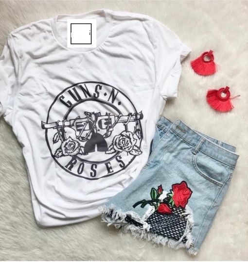 Gunsroses logo T-Shirt, Music Lover T-shirt, Rock Lover Gift