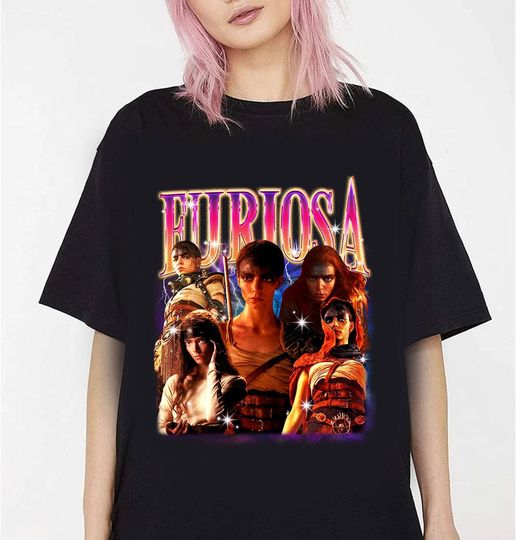Furiosa 90s Vintage Shirt, Furiosa: A Mad Max Saga 2024, Anya Taylor-Joy Shirt