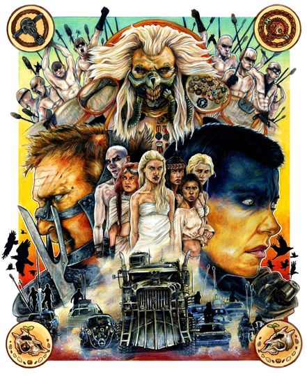 Mad Max Fury Road Poster, Movie Poster