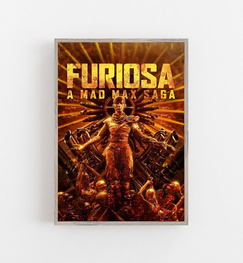 Furiosa A Mad Max Saga (2024) movie cover poster