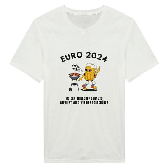 T-Shirt Unisex, Herren Fussball EM T-Shirt , Germany T-Shirt, Fanshirt
