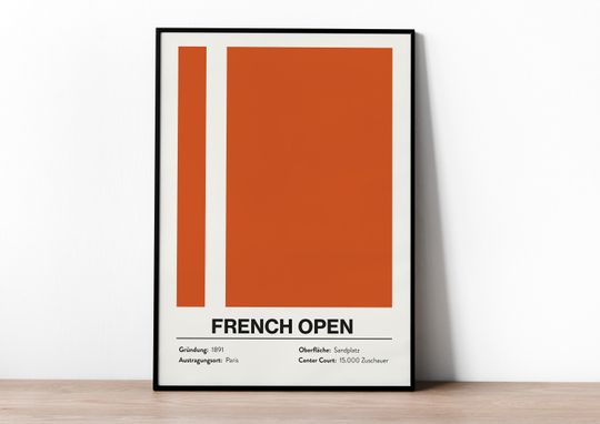 French Open | grand slam | tennis | Rolland Garros | Wall Art