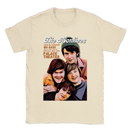 The Monkees Retro Music Tee: Vintage Tribute to a Pop Rock Sensation | POP Rock Music Shirt | POP Rock Legends T Shirt