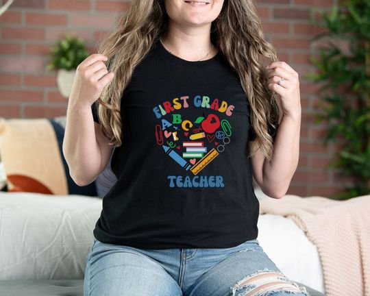 First Grade teacher T-Shirt, Back To School Shirt