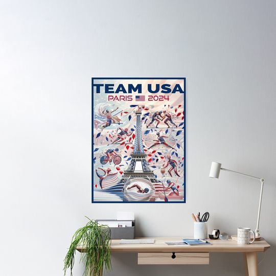 Team USA - Olympics 2024  Poster