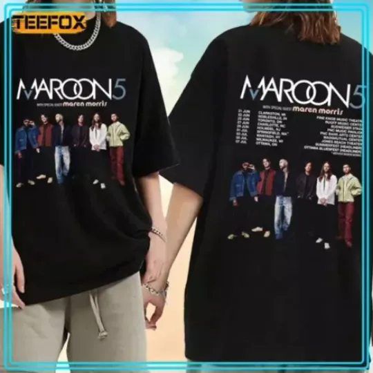 Maroon 5 Tour 2024 Concert T-Shirt