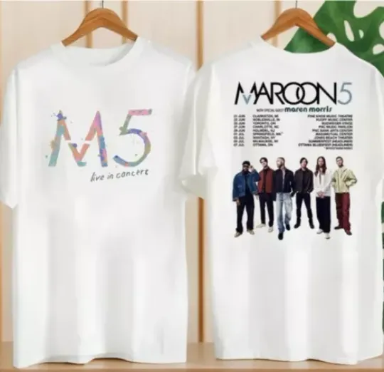 Maroon 5 Band 2024 Tour Shirt, Maroon 5 Graphic Shirt