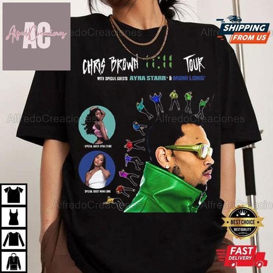 Chris Brown 11 11 Tour 2024 Shirt, Chris Brown Shirt, Chris Brown Breezy Shirt