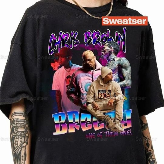 Retro Chris Brown T-shirt, Breezy Shirt, 1111 Tour Shirt, 2024 Tour Shirt