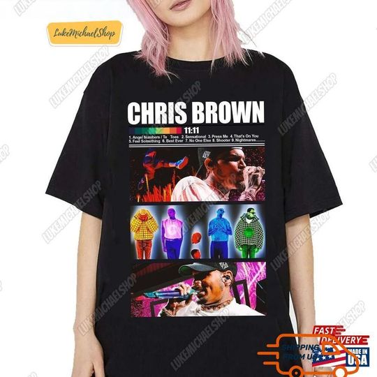 Chris Brown Shirt, Chris Brown 11 Tour 2024 Shirt, Chris Brown Concert Shirt