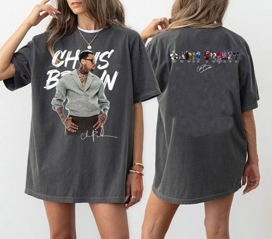 Graphic Chris Brown 11:11 Abum Shirt, Chris Brown Fan Gift