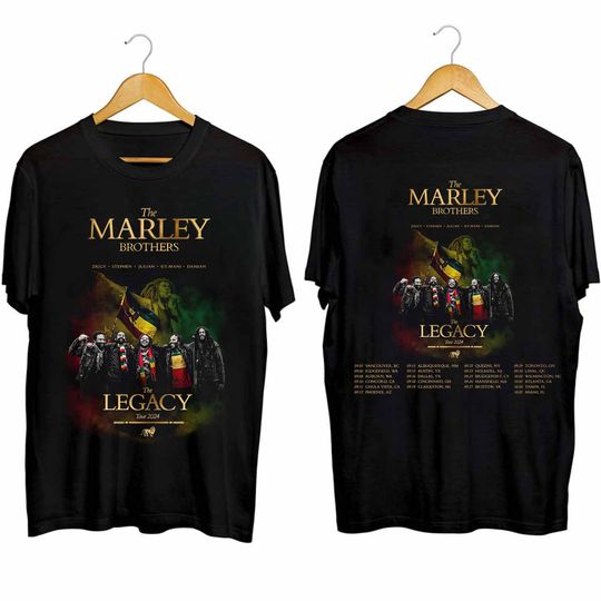 The Marley Brothers 2024 Tour Shirt, The Marley Brothers Legacy Tour 2024 Shirt