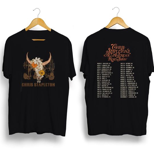 Chris Stapleton Tour 2024 Shirt, Chris Stapleton All Road Show Tour 2024 T Shirt