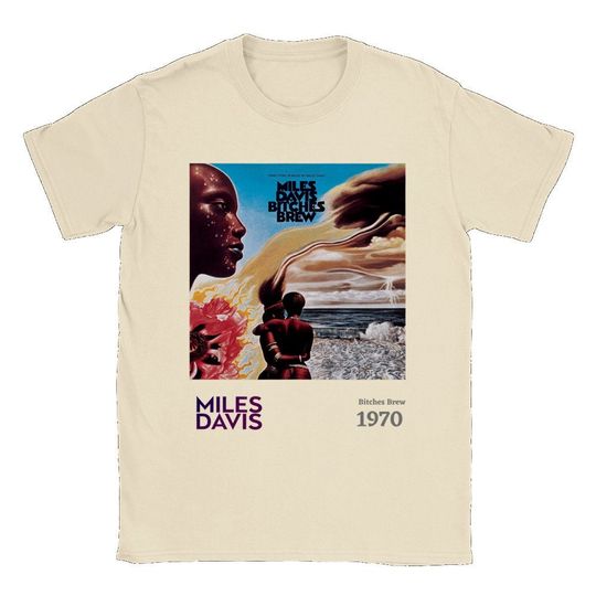 Bitches Brew Legacy Tee: Vintage Tribute to a Musical Masterpiece from 1970 | Vintage Tee | Best Gift fot Jazz Fan