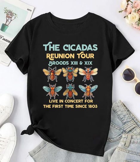 The Cicadas Reunion Tour Shirt, Cicadas Fest Tour 2024 Shirt